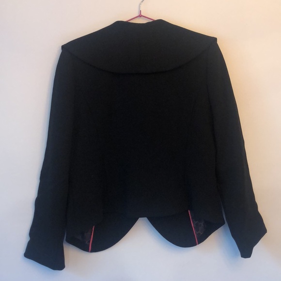 Gorgeous Pink Tartan black blazer, size 8 - Picture 2 of 6